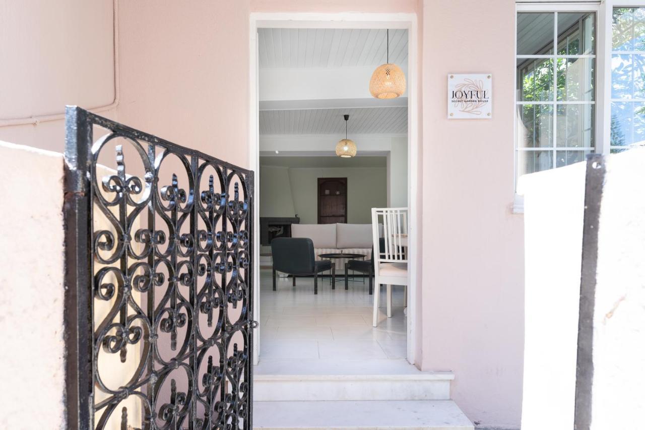 Joyful Secret Garden House Villa Chania  Bagian luar foto
