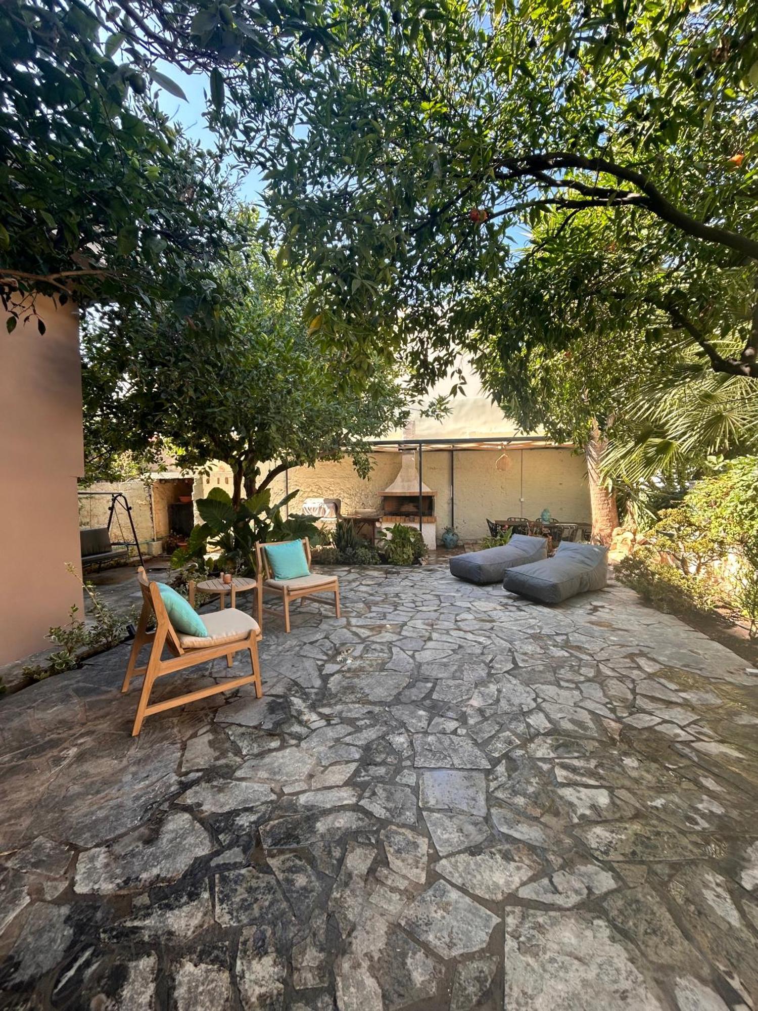 Joyful Secret Garden House Villa Chania  Bagian luar foto