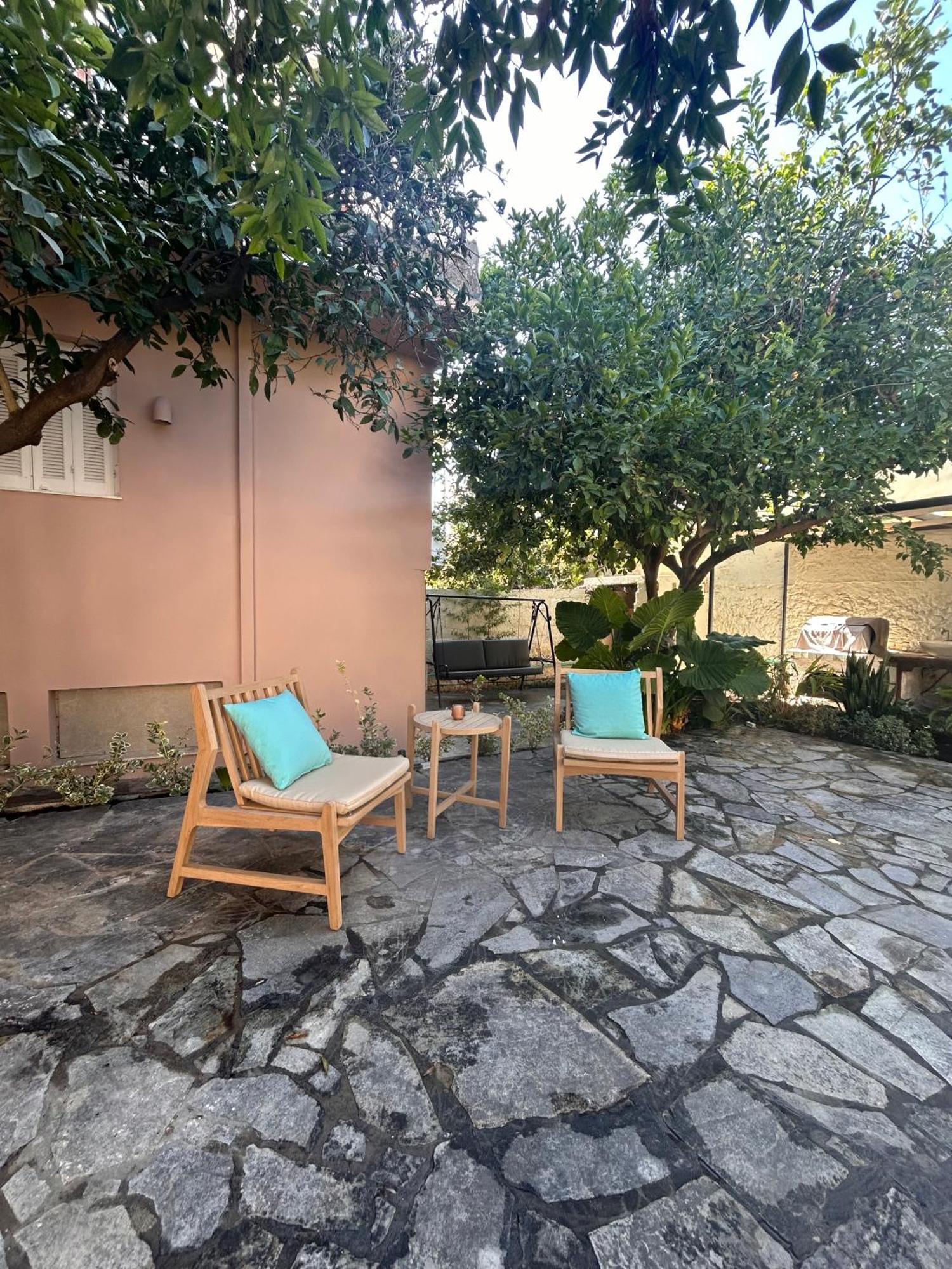 Joyful Secret Garden House Villa Chania  Bagian luar foto
