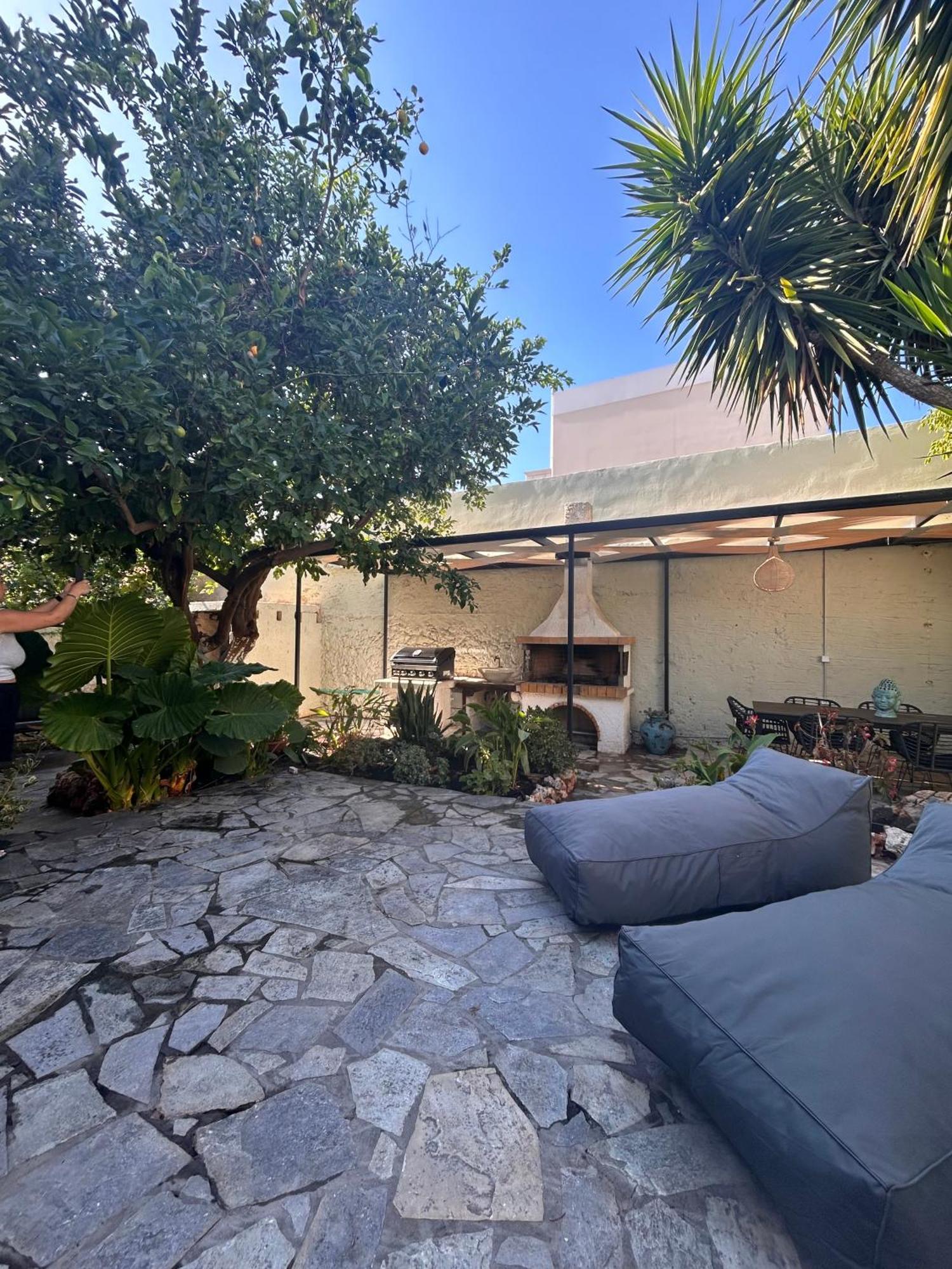 Joyful Secret Garden House Villa Chania  Bagian luar foto